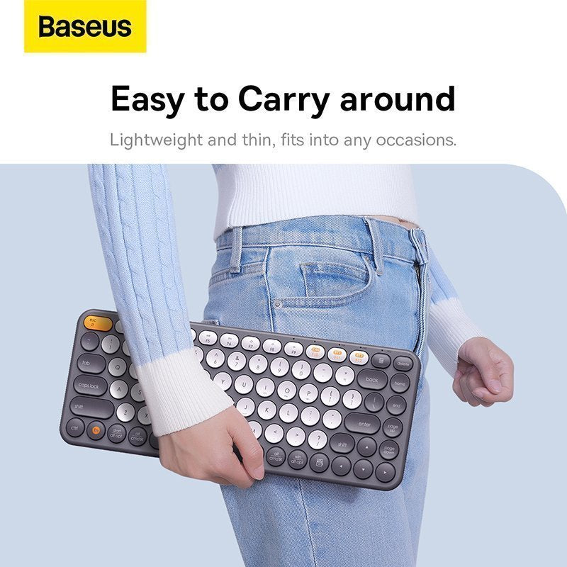 Baseus IT Wireless Keyboard Tri-Mode K01A Gray