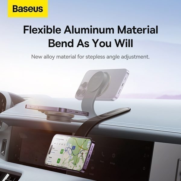 Baseus Car Charger Wireless Dash/Wind  Magnetic C02 Pro Black