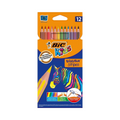 Bic Kids Evolution Stripes Σετ Ξυλομπογιές 12τμχ