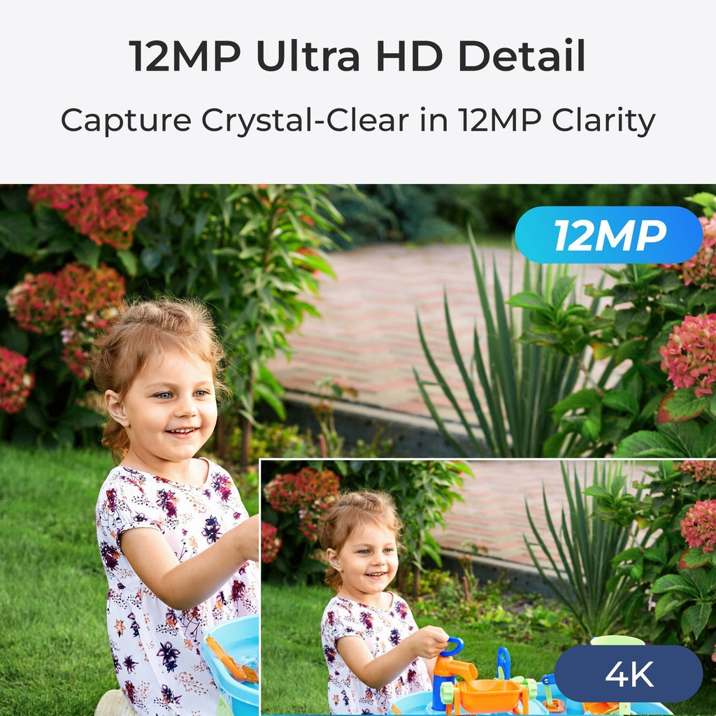 REOLINK POE IP Κάμερα 12MP 4K+ με AI Ανίχνευση Ανθρώπων/Οχημάτων/Κατοικίδιων, Έγχρωμη Νυχτερινή Όραση, Αδιάβροχη, WDR & Αμφίδρομο Ήχο