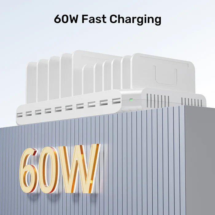 Unitek Charge Station 60W 10-Port 10×2.4A Y-2190D