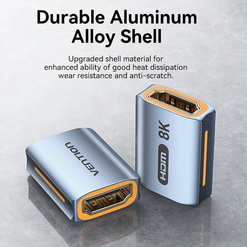 Vention HDMI Coupler Female-Female v2.1 8K Metal AIUH0