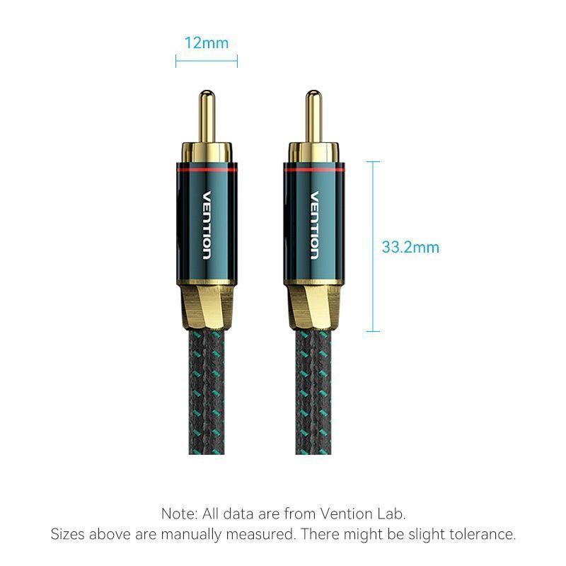Vention AUDIO Digital Coaxial RCA Cable 2.0m BCTGH