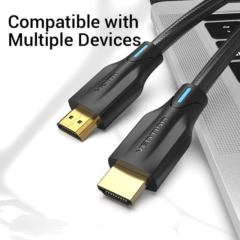 Vention HDMI Cable 2.1 8K Braided 1.0m AAUBF