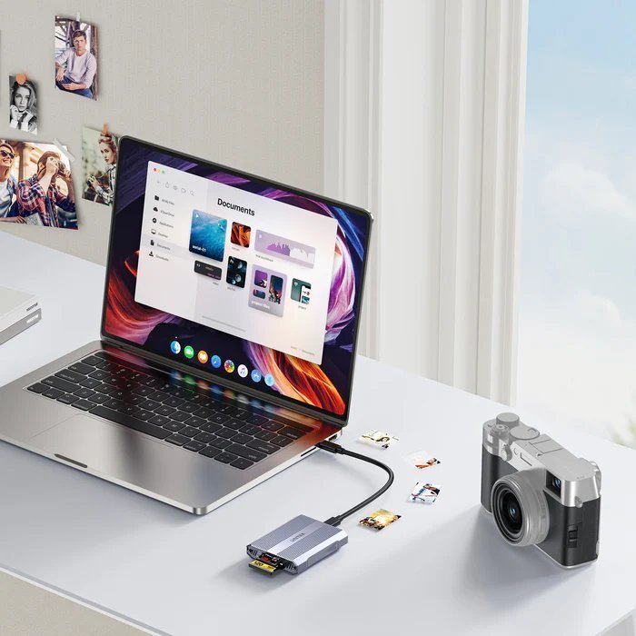 Unitek Card Reader USB-C 3.1 to SD4.0+Micro SD3.0+CF Express 2.0 R1022