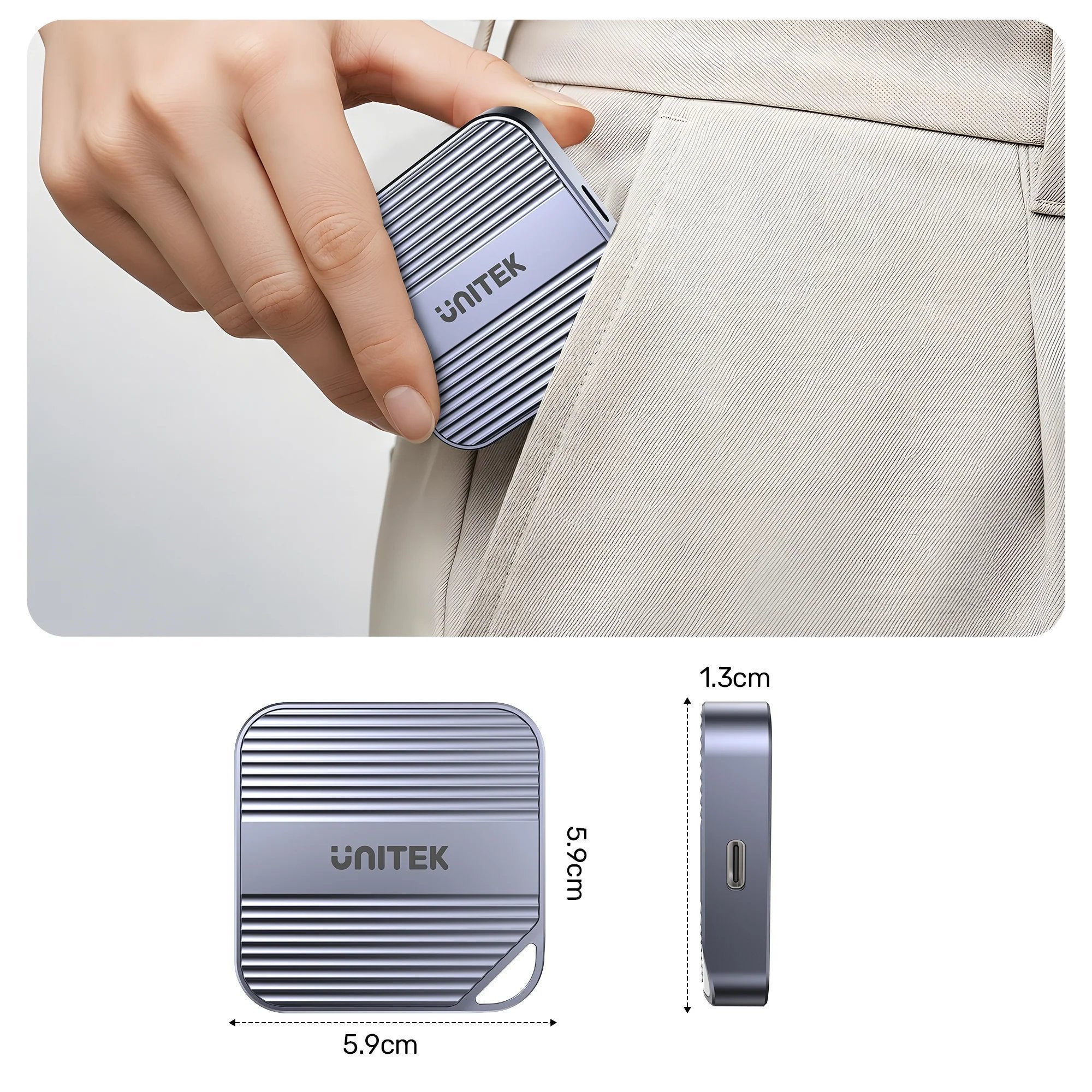 Unitek Card Reader Magnetic PD100W + 4K60Hz + Audio/Microphone S1244C
