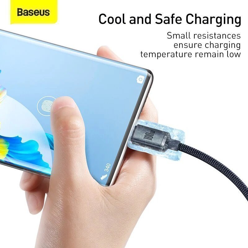 Baseus Crystal Shine USB to Type-C 100W 1.2m Black