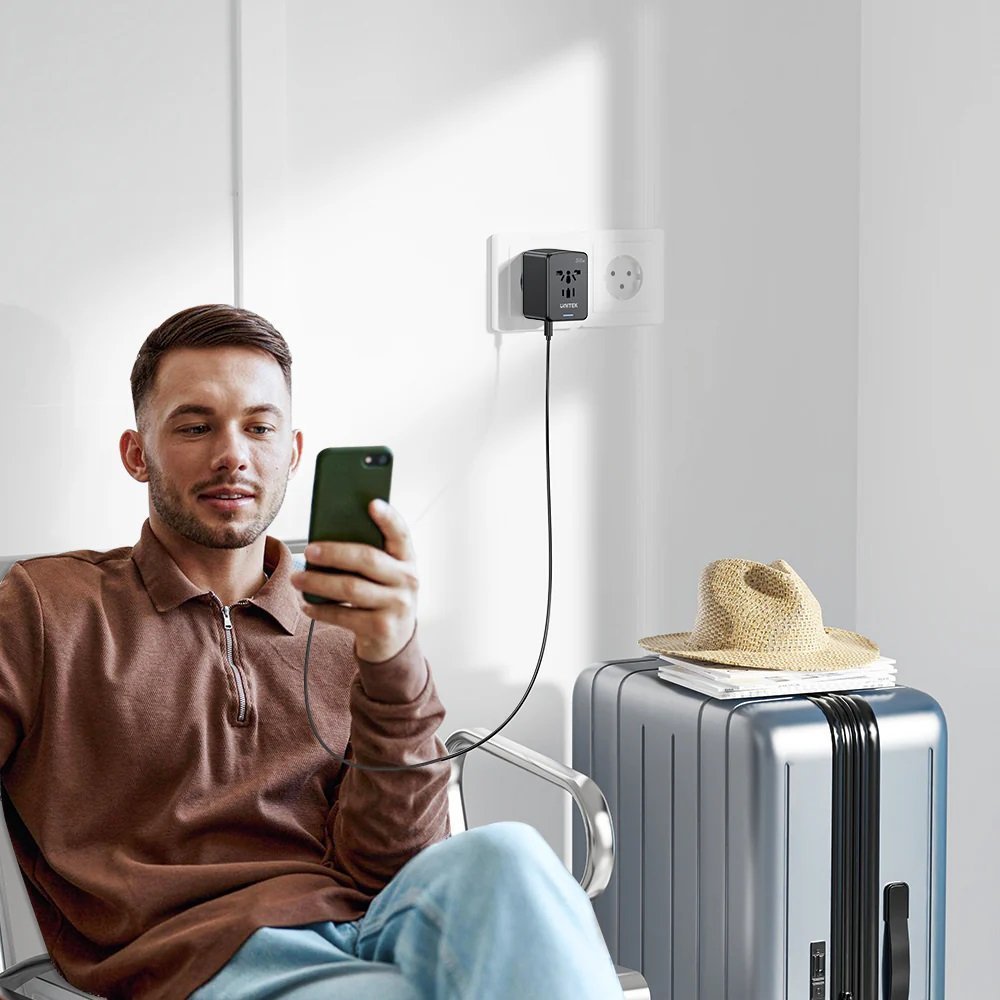 Unitek P1121A Universal Travel Wall Charger 35W 2xUSB-C + 3xUSB-A