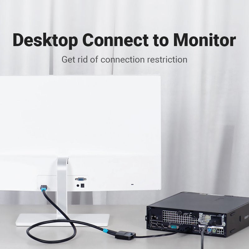 Vention Converter VGA+Audio to HDMI & USB Power 0.5m ACNBD