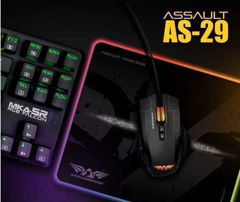 Armaggeddon AS-29R Pro Gaming RGB Mousemat