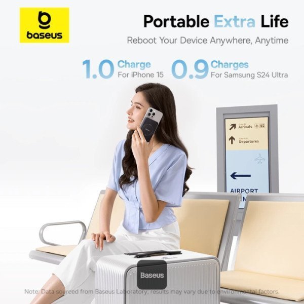 Baseus Powerbank Wireless 20W 5000mAh 15W Qi2+Stand PicoGo