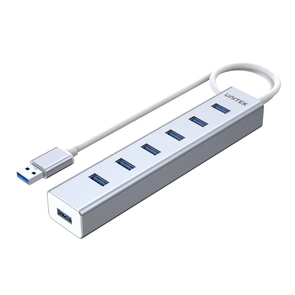 Unitek USB-A Hub 7-Port USB3.0 Incl 5V2A Power Adaptor Y-3090
