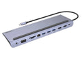 Unitek USB-C Hub USB3.0 PD/2xHDMI/RJ45/SD/VGA/Audio D1022B
