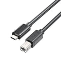 Unitek USB-C 2.0 to USB-B Printer Cable 3.0m