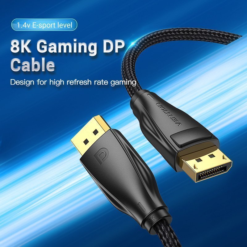 Vention DisplayPort Cable DP1.4 8K60Hz Braided 3.0m HCCBI