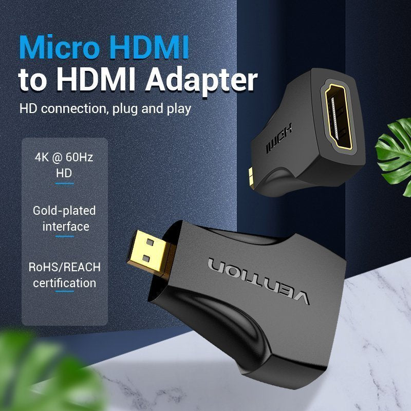 Vention HDMI Adaptor Female to Micro HDMI Male AITB0