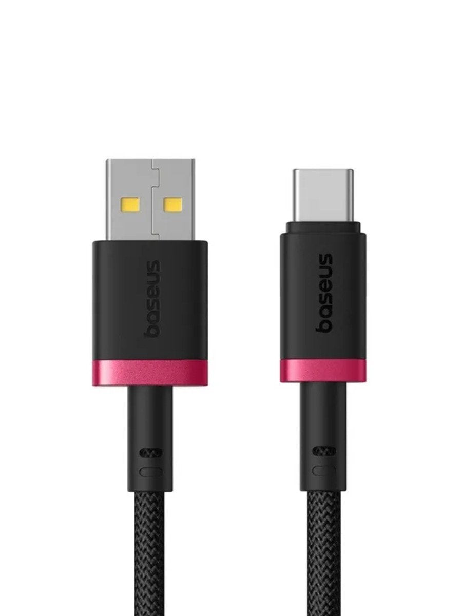 Baseus Cable USB-C to USB-A Dura Series Braided 2.0m Black+Red
