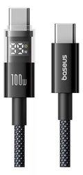 Baseus Cable USB-C to USB-C Display 2 Series Braided 100W 2.0m Black
