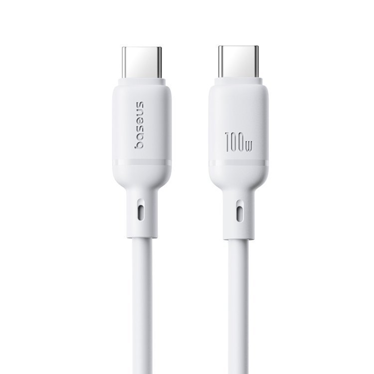 Baseus Cable USB-C to USB-C Silky Series 1.0m 100W White