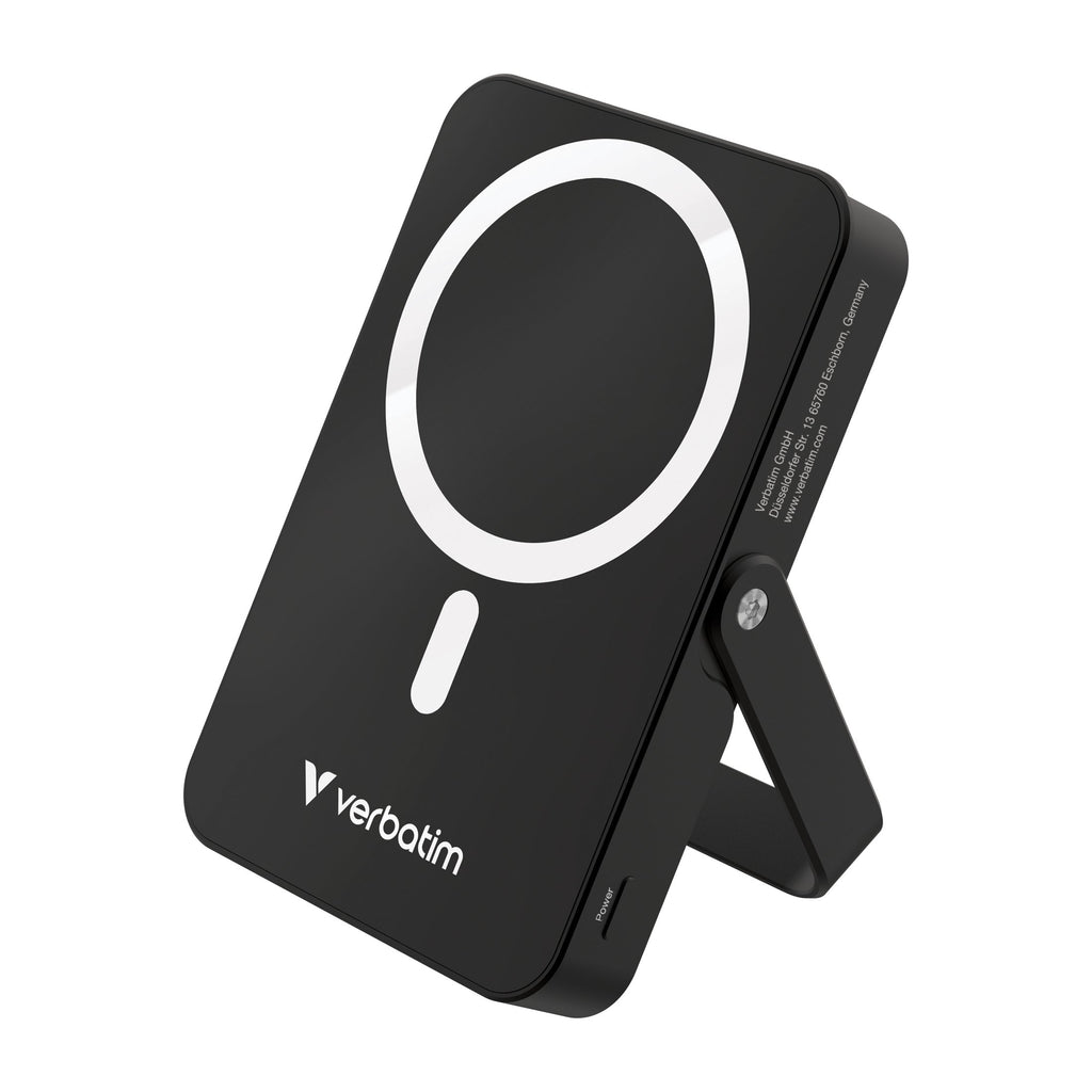 Verbatim Powerbank Wireless Magnetic 10000 with Stand Black 32264
