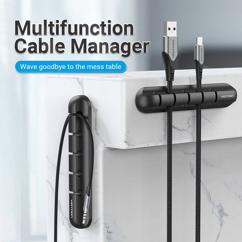 Vention Cable Organiser 5 Ports Desktop Cable Manager 6mm KBRB0