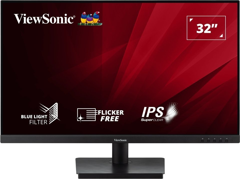 Viewsonic Monitor VA 32″ 2K IPS 75Hz HDR10 with Dual HDMI/DisplayPort & Speakers VA3209-2K-MHD