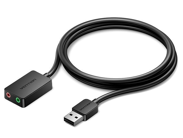 Vention AUDIO CONVERTER USB-A to 2×3.5mm 1.0m Cable CDYBF