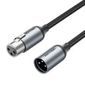 Vention AUDIO XLR M-F Cable Braided-Metal 3.0m BKHHI