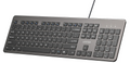 Unitek Keyboard Wired 104K USB-A English SlimTap T052 Space Grey