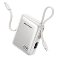 Vention Powerbank 10000mAh 45W Built-in USB-C & Lightning Cables FKMN0 Beige