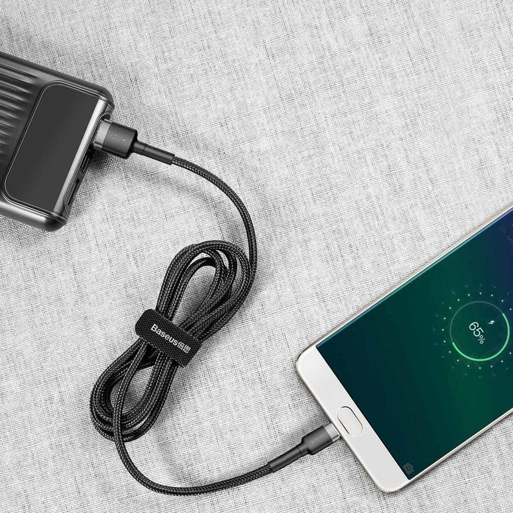 Baseus Cafule Braided MicroUSB Cable 2.4A 1.0 m Gray