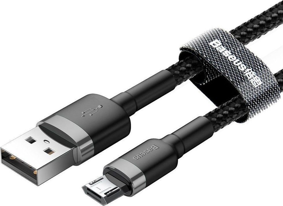 Baseus Cafule Braided MicroUSB Cable 2A 3.0m Black