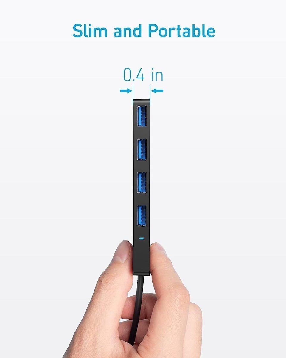 Anker Work Hub USB-C  4-Ports Black