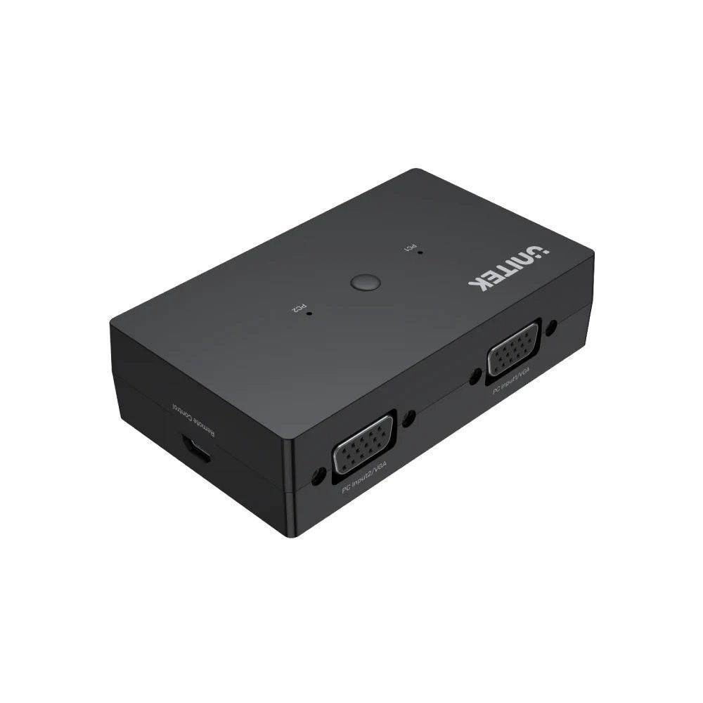 Unitek VGA KVM Switch 2In1Out with 3-Port USB2.0 Hub U-8709ABK