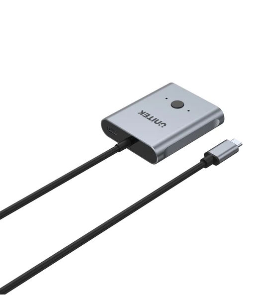 Unitek VC USB-C Splitter/Switch 4K 1-2 PD100W D1078A