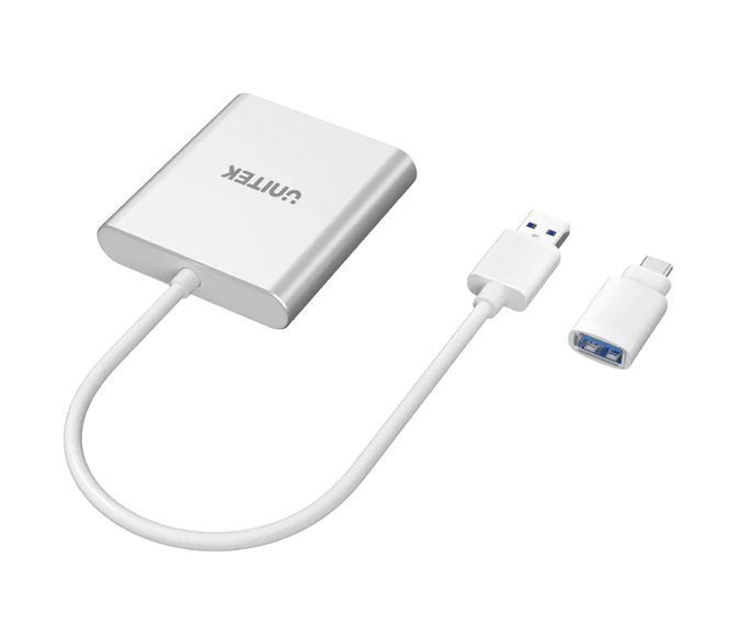 Unitek Card Reader USB3.0 Multi Aluminium+USB-C Y-9313D
