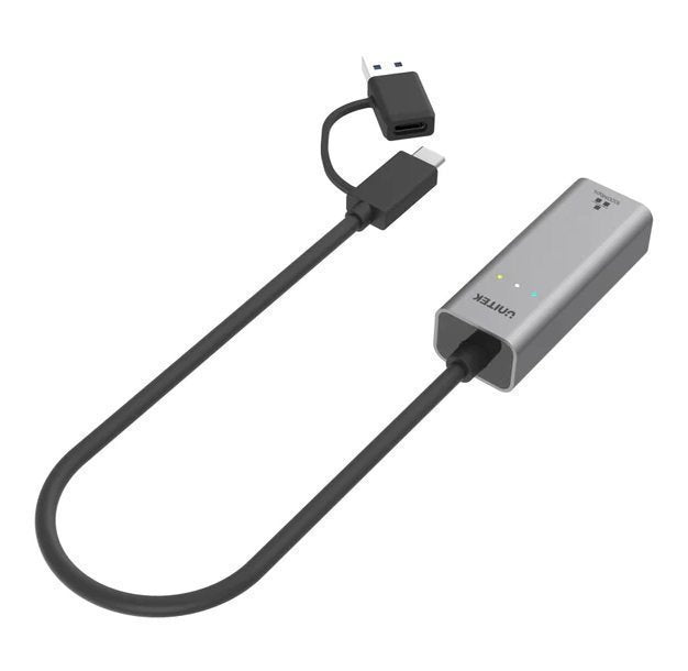 Unitek Converter USB-C to LAN 2.5Gb Ethernet+USB-A U1313C