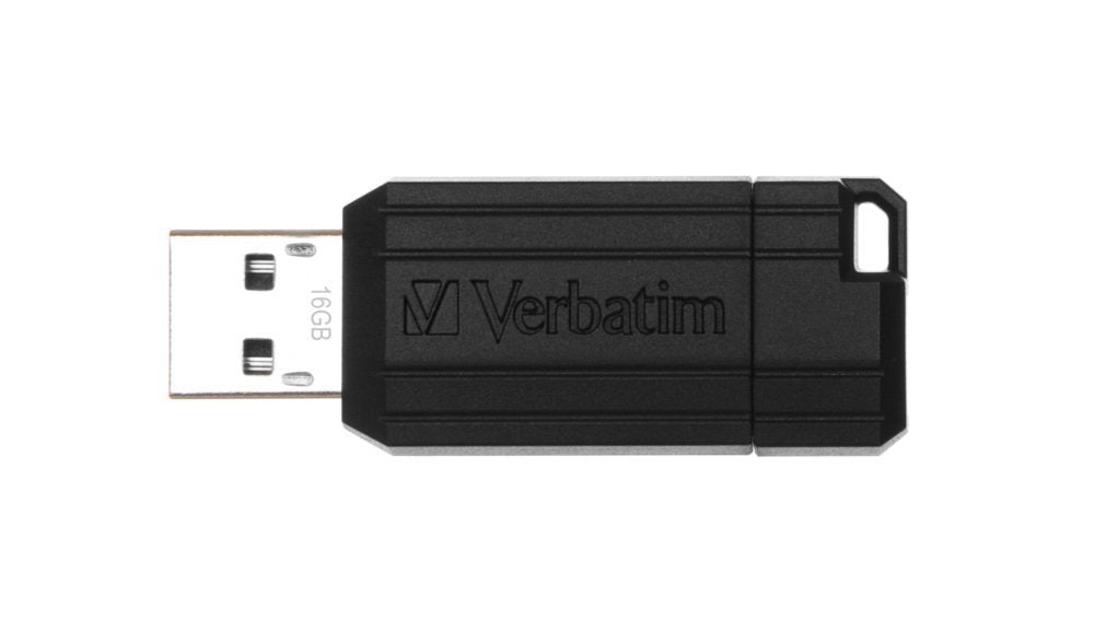 Verbatim USB Drive 2.0 Pinstripe 32GB Black