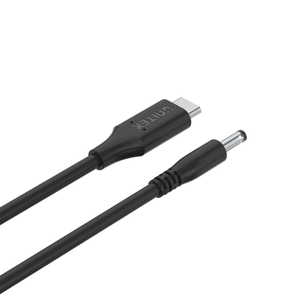 Unitek UCL USB-C to DC Cable 1.8m 65W for Lenovo 4.0×1.7mm C14118BK