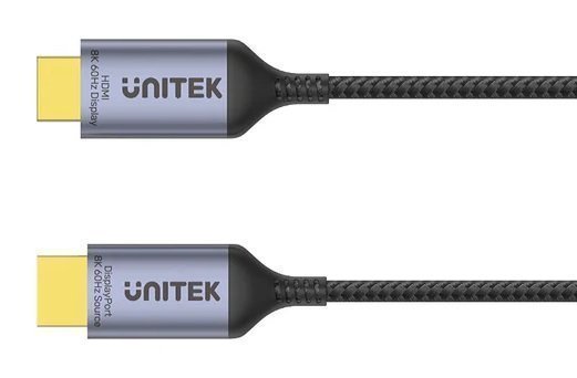 Unitek DisplayPort 1.4 to HDMI 2.1 Cable 8K60Hz 1.8m V1610A02