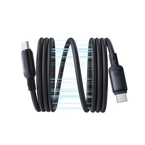 Baseus Cable USB-C to USB-C PicoGo Magnetic Silicone 240W 1.0m Black