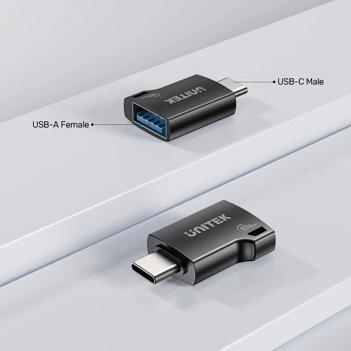 Unitek UCA USB-A Female to USB-C Male Adapter 10Gbps A1048A