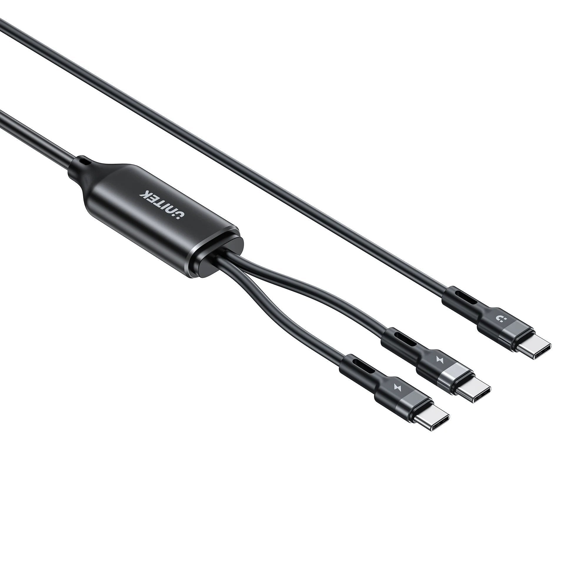 Unitek USB-C Cable PD100W 2-in-1 Dual Charging C14146ABK01-1.8M