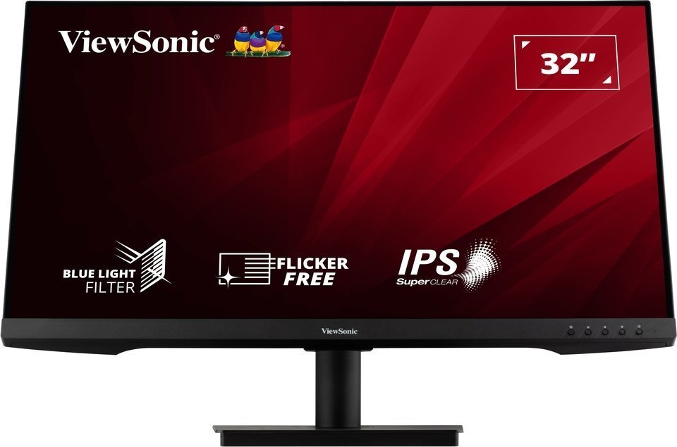 Viewsonic Monitor VA 32″ 2K IPS 75Hz HDR10 with Dual HDMI/DisplayPort & Speakers VA3209-2K-MHD
