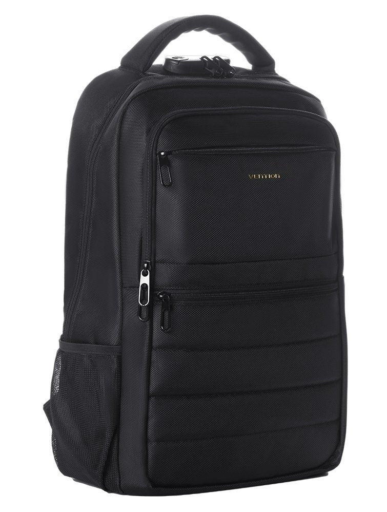 Vention Backpack 15.6” Water-Repellent USB Charge & Lock Black KRKB0