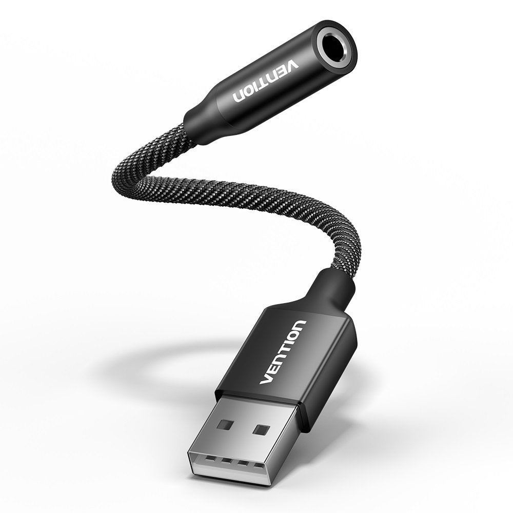 Vention AUDIO CONVERTER USB-A to 1×3.5mm 1.0m Cable Braided CVEBF