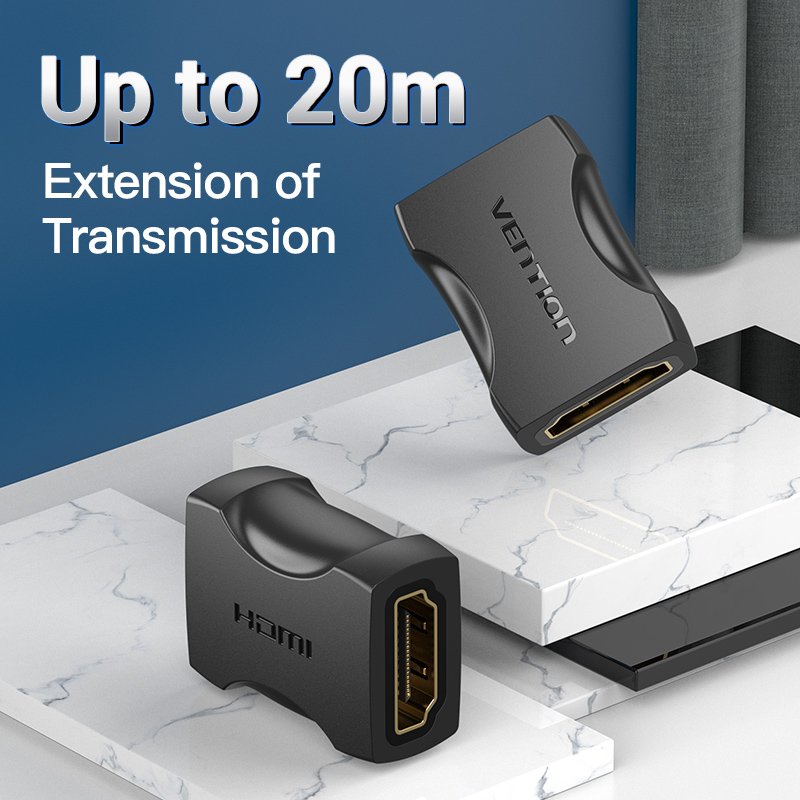 Vention HDMI Couple Female-Female 4K60Hz AIRB0-2 (2-pack)