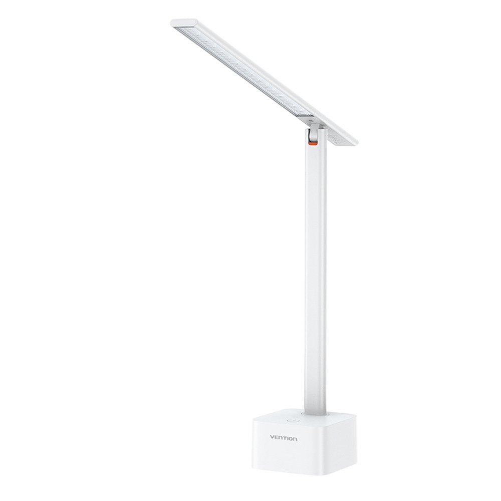 Vention USB Rechargeable Aluminium Foldable Desk Lamp White PDBW0