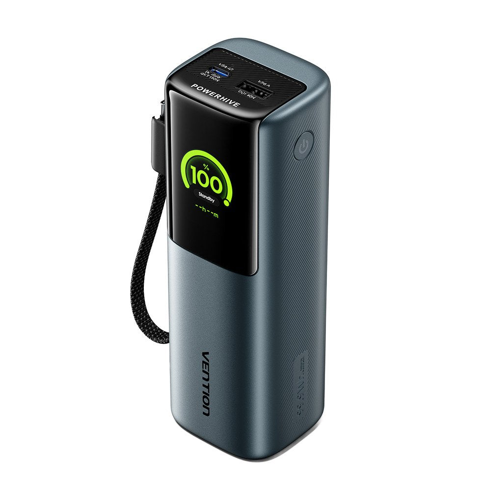 Vention Powerbank 27000mAh 200W 3xUSBC+USBA TFT Display +240W Cable FKGH0
