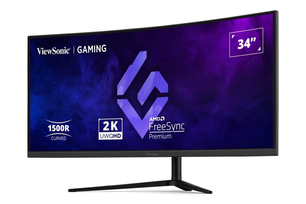 Viewsonic Monitor Gaming VX 34” 2K VA Curved 180hz HDR10 VX3418C-2K
